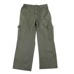 Abercrombie & Fitch Cargo Pants Women Size 12/31 Military Green Casual Bohemian